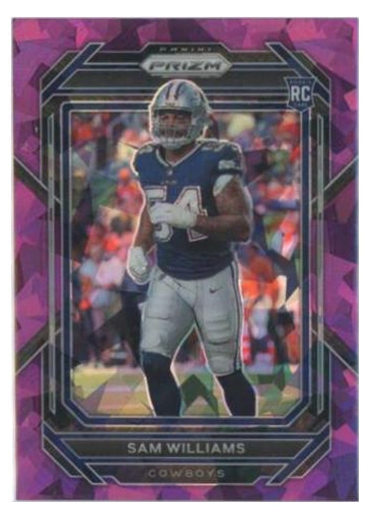 2022 Panini Prizm Base Set Sam Williams #393 card