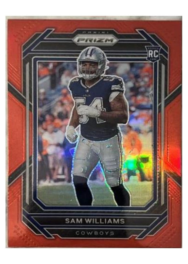 2022 Panini Prizm Base Set Sam Williams #393 card