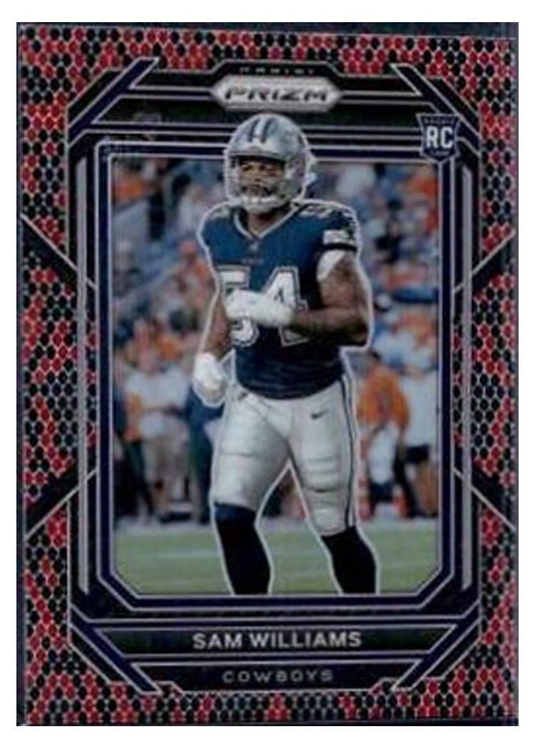 2022 Panini Prizm Base Set Sam Williams #393 card