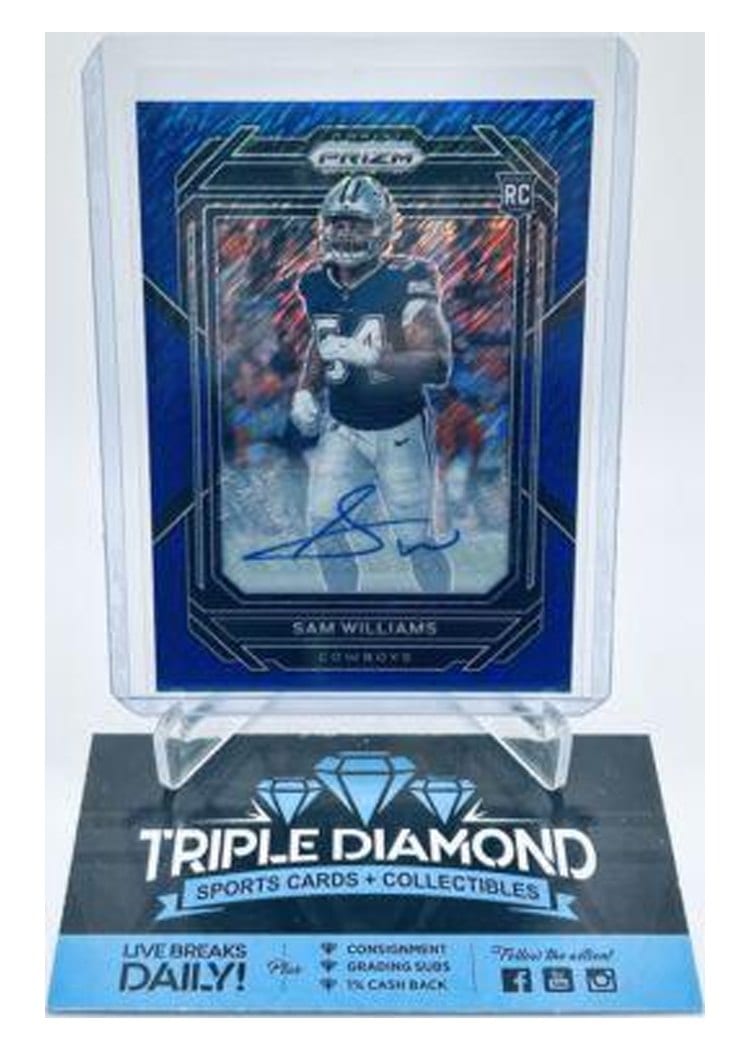 2022 Panini Prizm Base Set Sam Williams #393 card