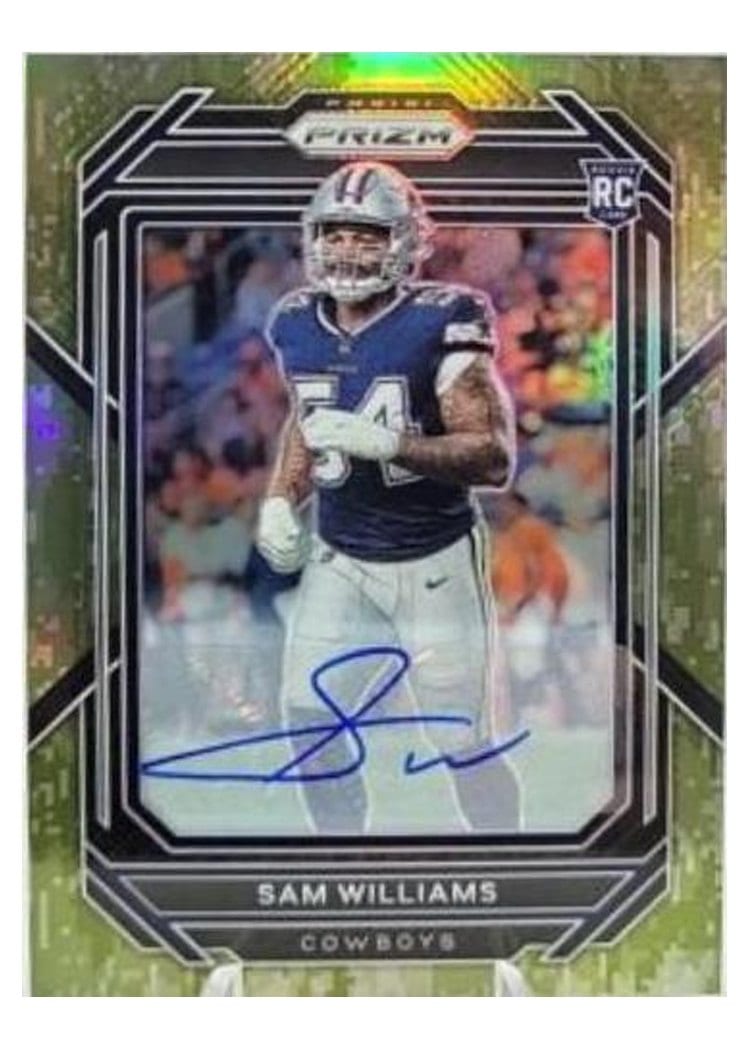 2022 Panini Prizm Base Set Sam Williams #393 card