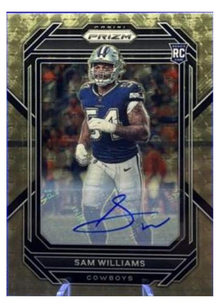 2022 Panini Prizm Base Set Sam Williams #393 card