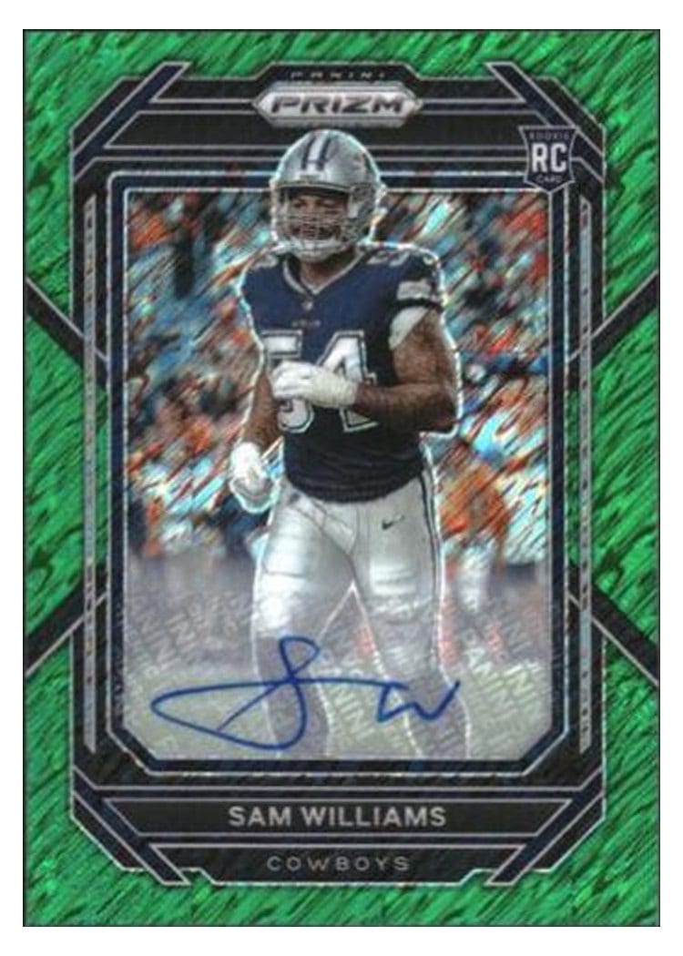 2022 Panini Prizm Base Set Sam Williams #393 card