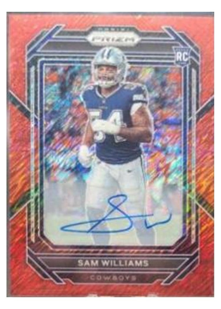 2022 Panini Prizm Base Set Sam Williams #393 card