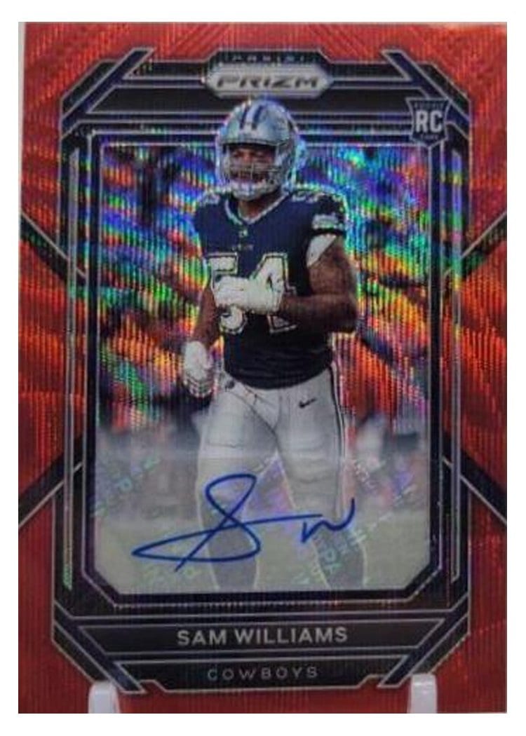 2022 Panini Prizm Base Set Sam Williams #393 card