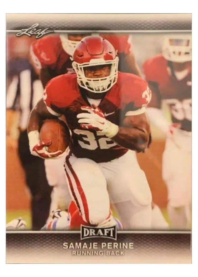 2017 Leaf Draft Samaje Perine #59 card