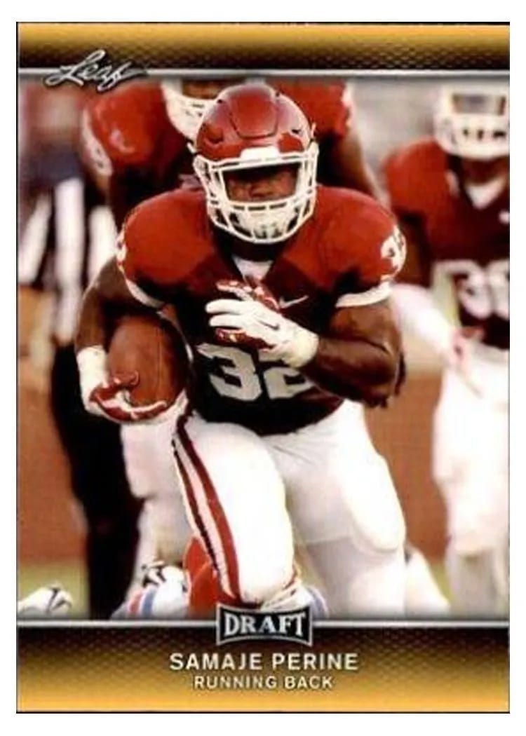 2017 Leaf Draft Samaje Perine #59 card