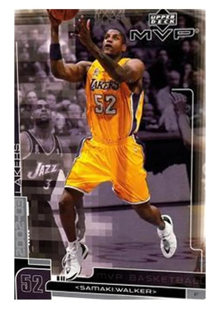 2002 Upper Deck MVP Samaki Walker #85 card