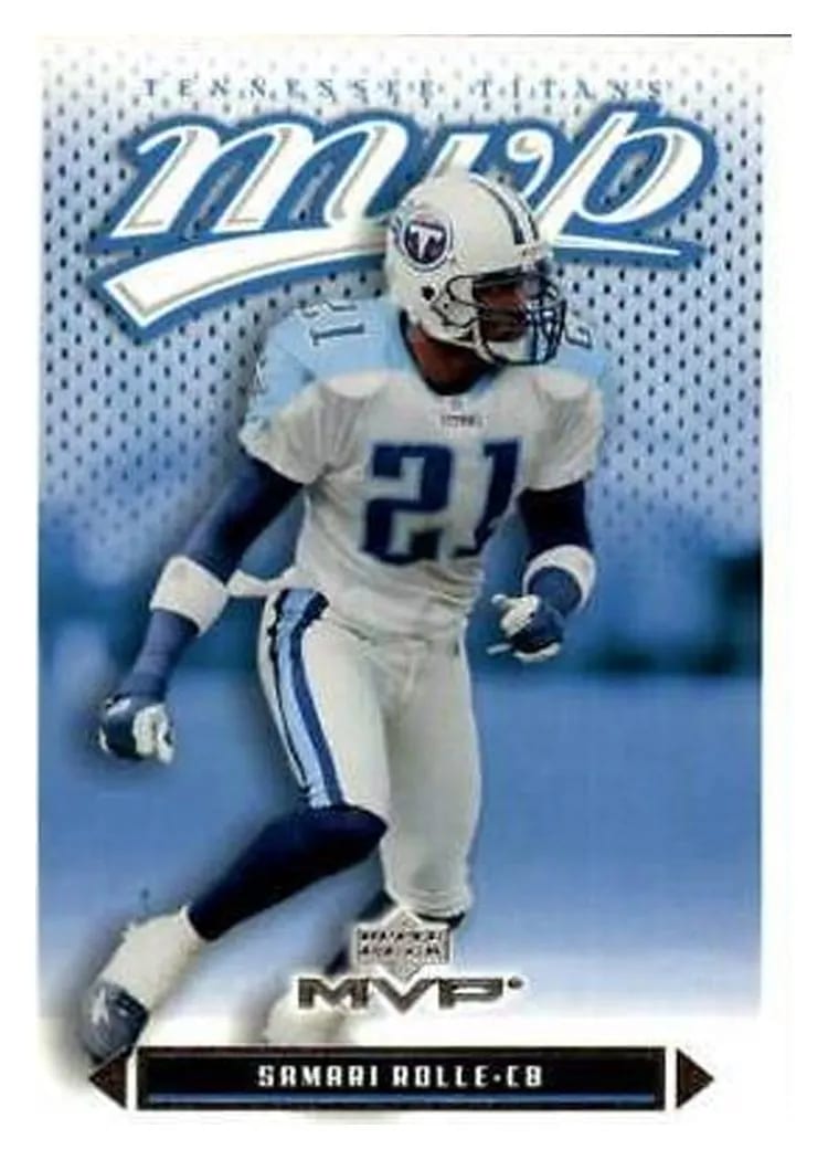 2003 Upper Deck MVP Samari Rolle #49 card
