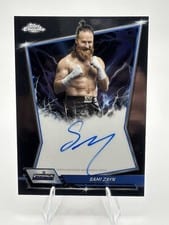 2026 Topps Chrome WWE Blue Brand Autographs Sami Zayn #BBA-SAM card