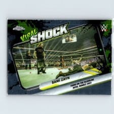 2026 Topps Chrome WWE Viral Shock Sami Zayn #VIR-20 card