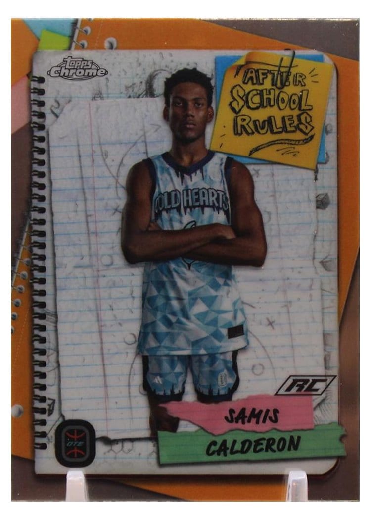 2023-24 Topps Chrome OTE After School Rules Samis Calderon #ASR-12 card