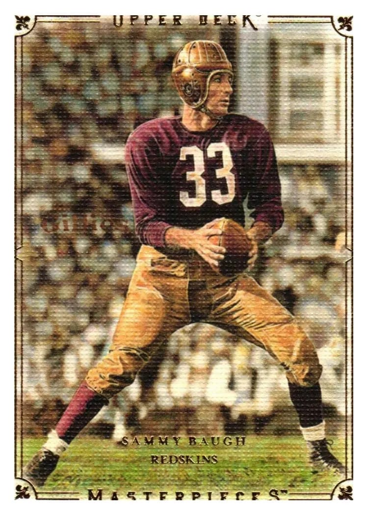 2008 Upper Deck Masterpieces Sammy Baugh #74 card