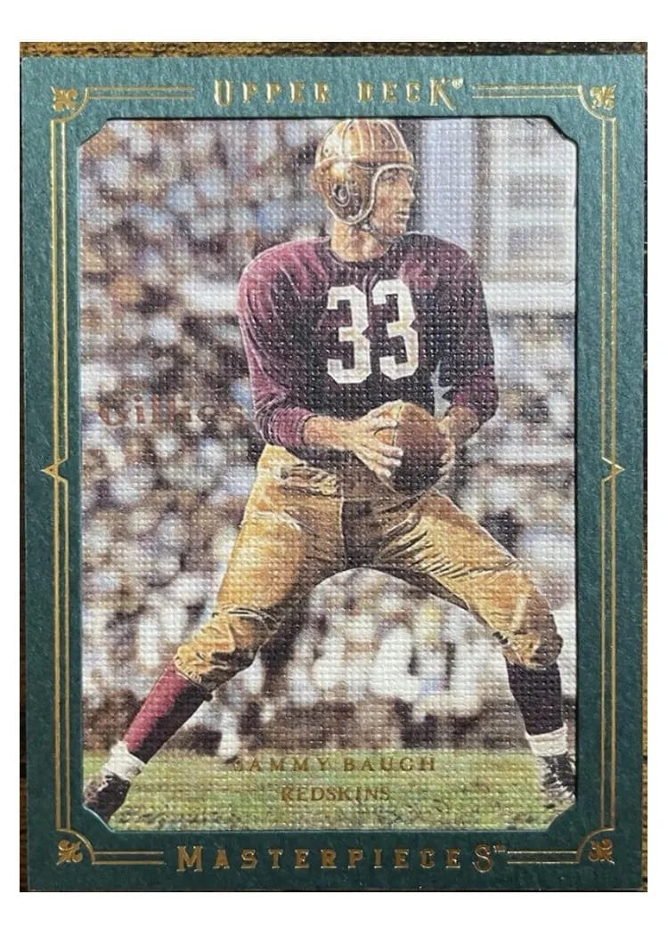 2008 Upper Deck Masterpieces Sammy Baugh #74 card