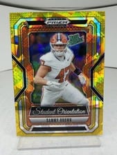 2025 Panini Prizm Draft Picks Student Orientation Sammy Brown #5 card