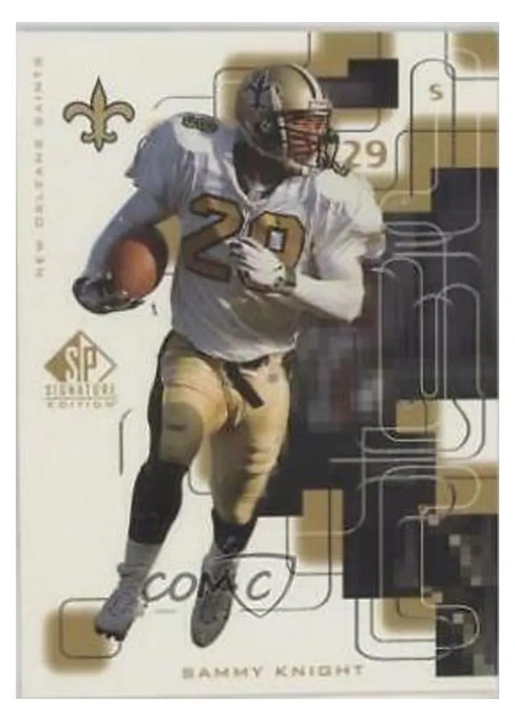 1999 SP Signature Sammy Knight #76 card
