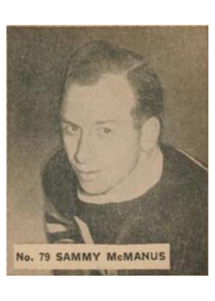 1937 V356 World Wide Gum Sammy McManus #79 card