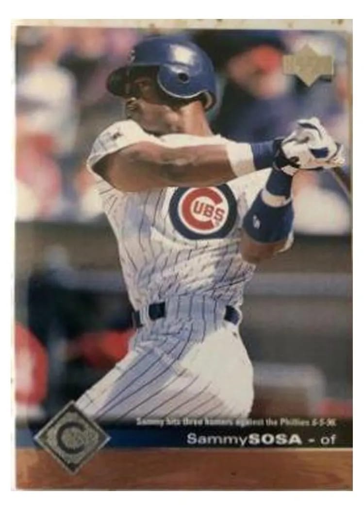 1997 Upper Deck Sammy Sosa #30 card