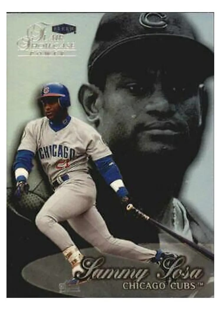 1999 Flair Showcase Sammy Sosa #2 card