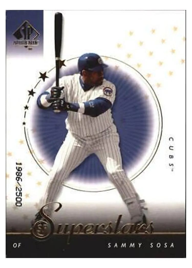 2000 SP Authentic Sammy Sosa #101 card