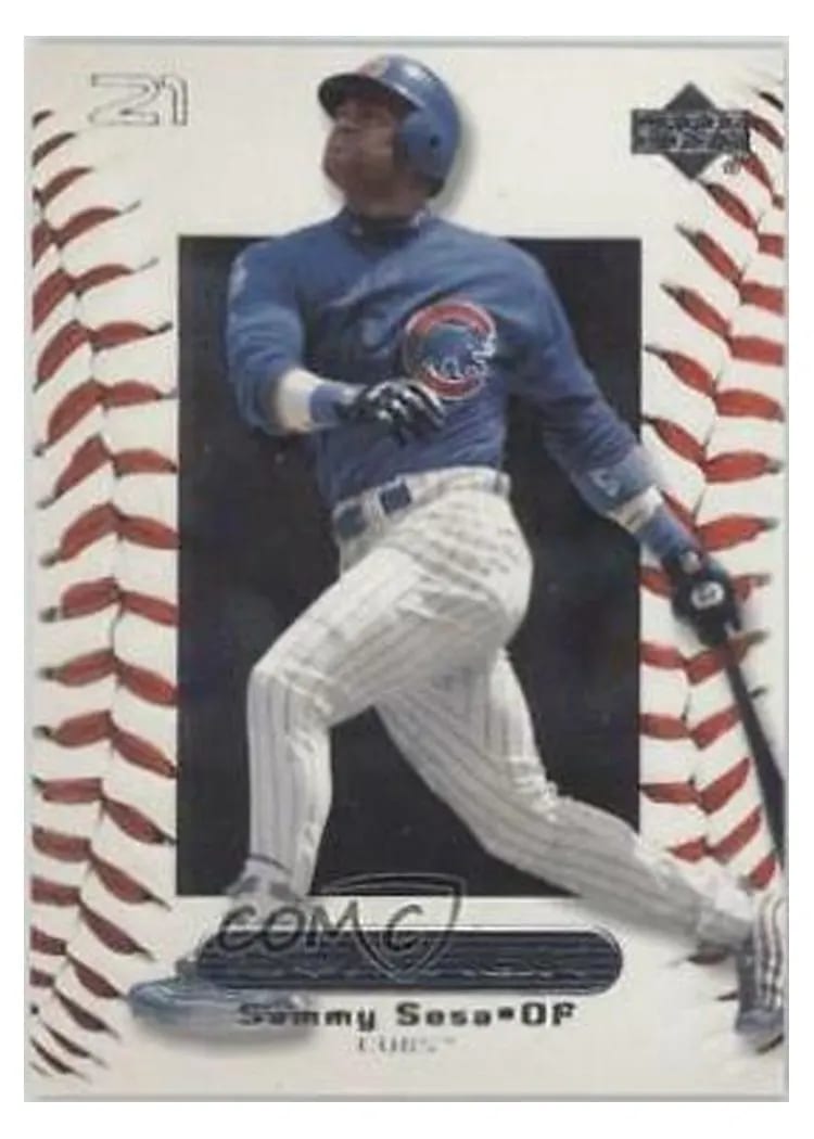 2000 Upper Deck Ovation Sammy Sosa #15 card