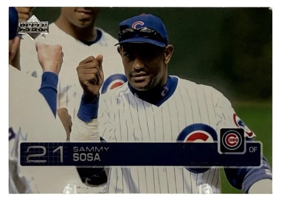 2002 Upper Deck Sammy Sosa #167 card
