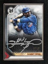 2023 Topps Museum Collection Framed Autographs Silver Sammy Sosa #MFA-SS card