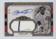 2024 Topps Tier One Autographed Jumbo Relics Sammy Sosa #AT1JR-SS card