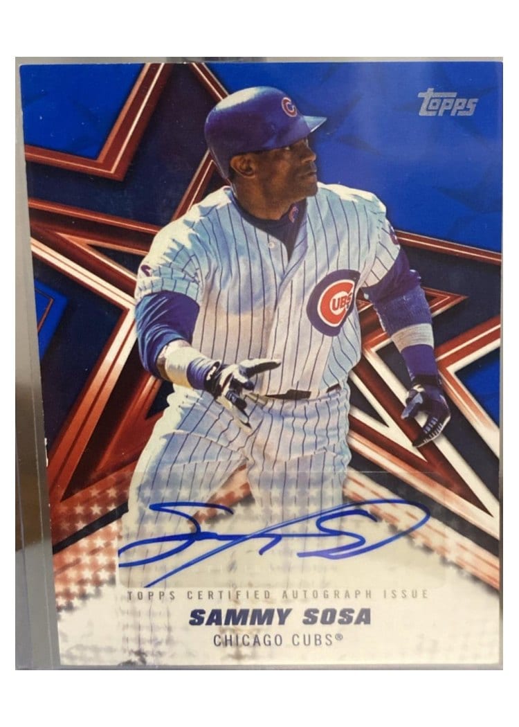 2026 Topps 1991 Topps Autographs Sammy Sosa #91A-SS card