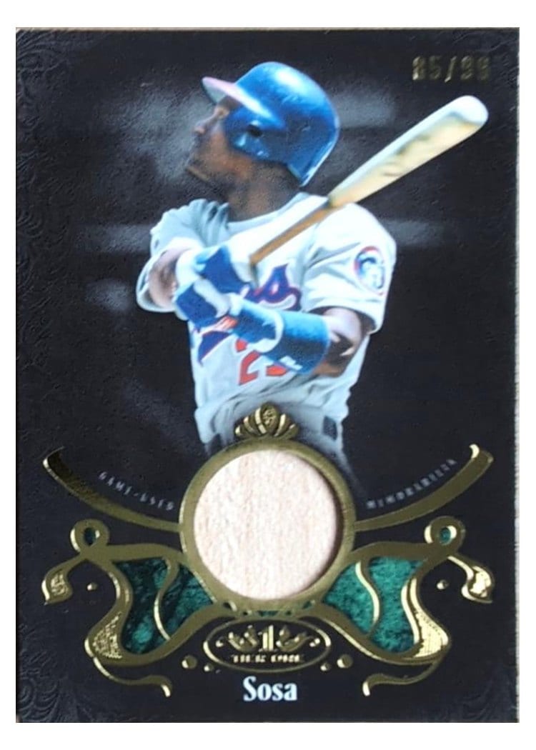 2026 Topps Tier One Shadow Relics Sammy Sosa #SR-SS card