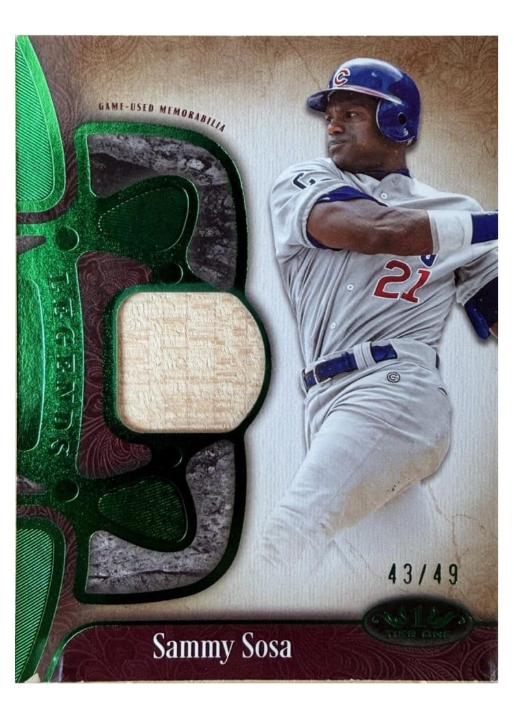2026 Topps Tier One Tier One Legend Relics Sammy Sosa #T1LR-SS card