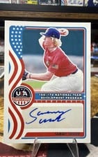 2025 Panini Stars & Stripes 16U/17U National Team Signatures Sammy Swank #NTS-SS card