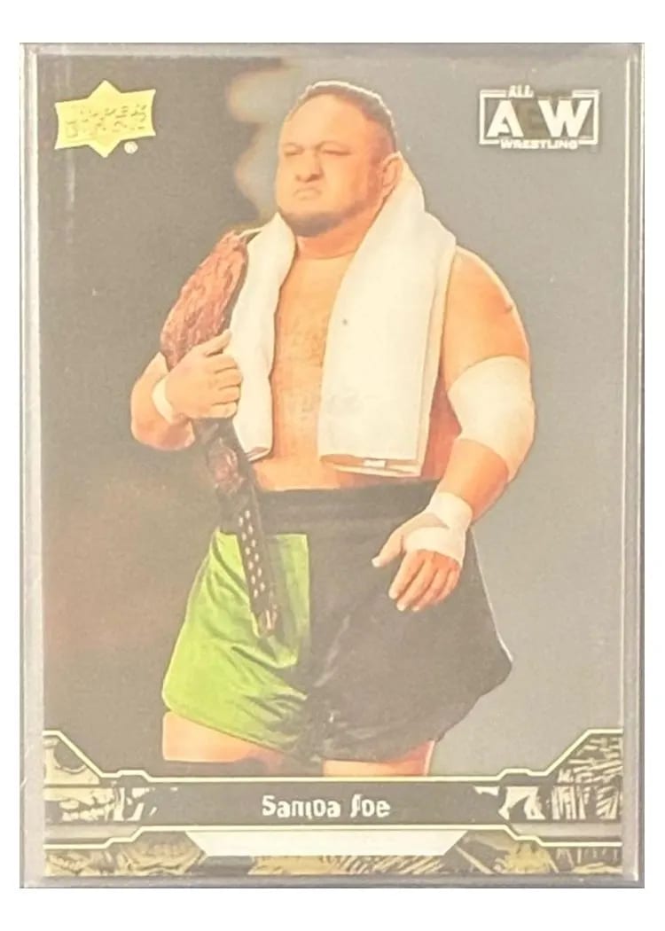 2023 Upper Deck AEW Samoa Joe #3 card
