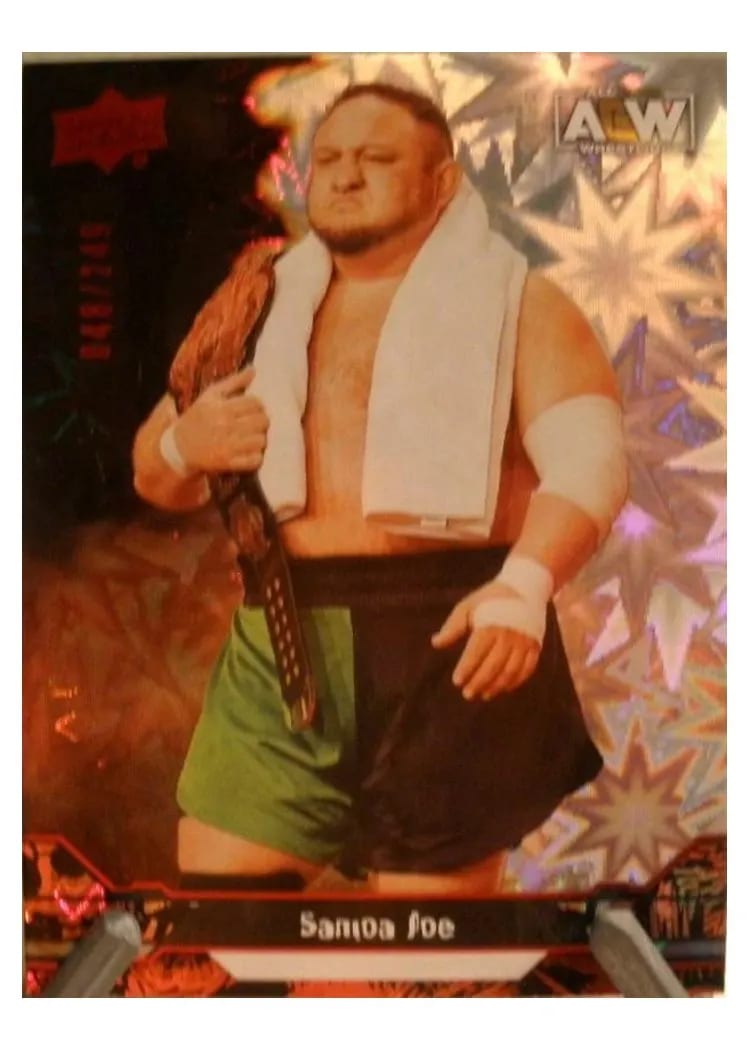 2023 Upper Deck AEW Samoa Joe #3 card