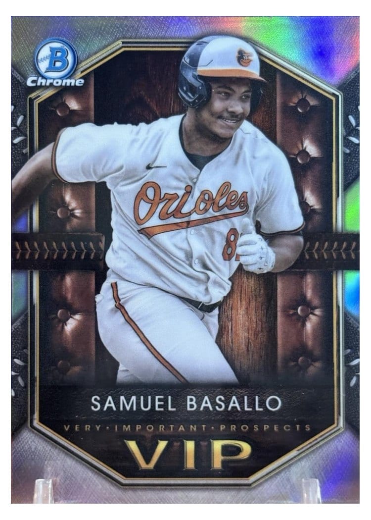 2025 Bowman Very Important Prospects Samuel Basallo #VIP-4 card