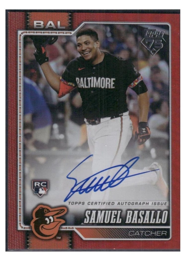 2026 Topps Samuel Basallo #104 card