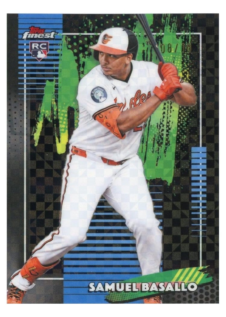 2026 Topps Finest Samuel Basallo #16 card