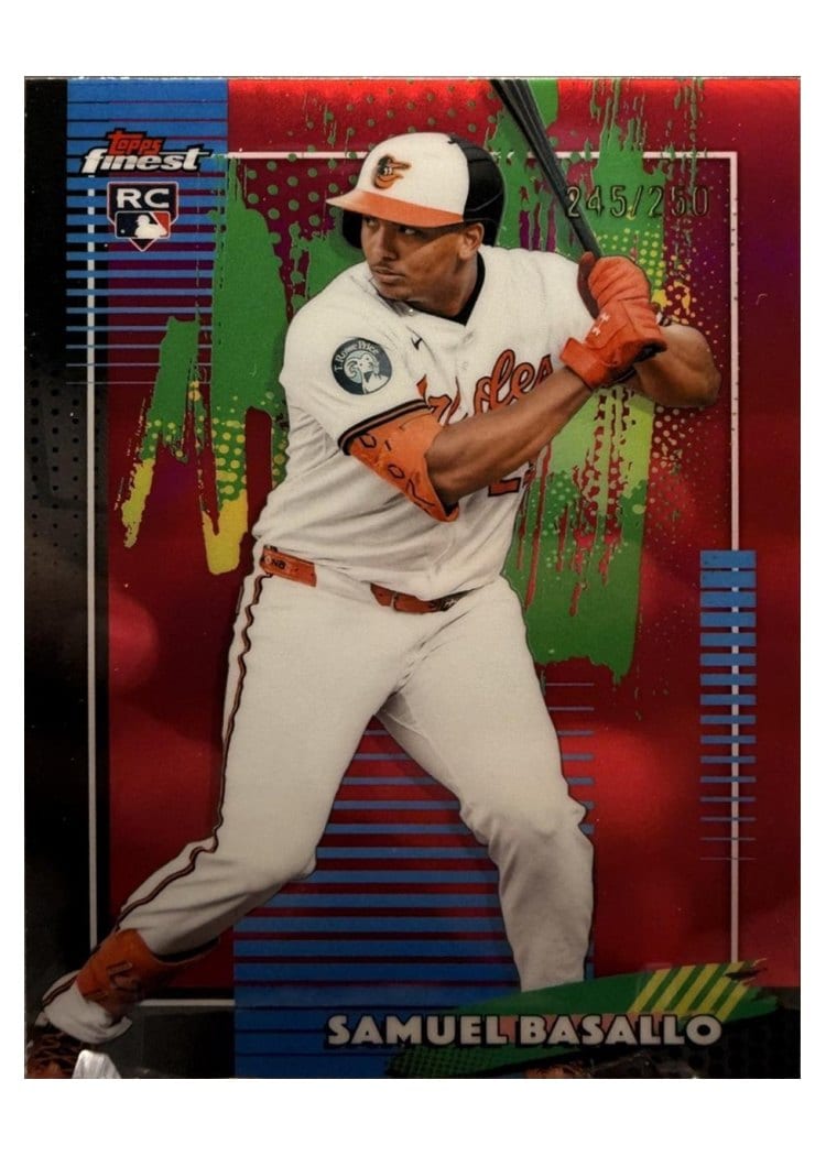 2026 Topps Finest Samuel Basallo #16 card