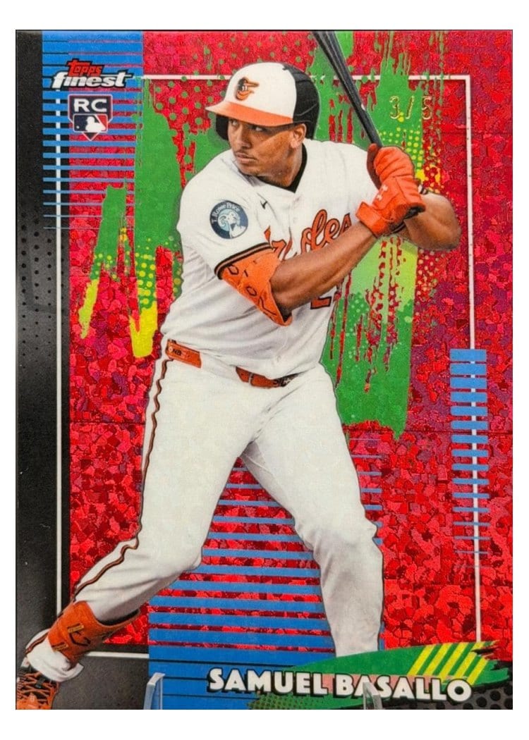 2026 Topps Finest Samuel Basallo #16 card
