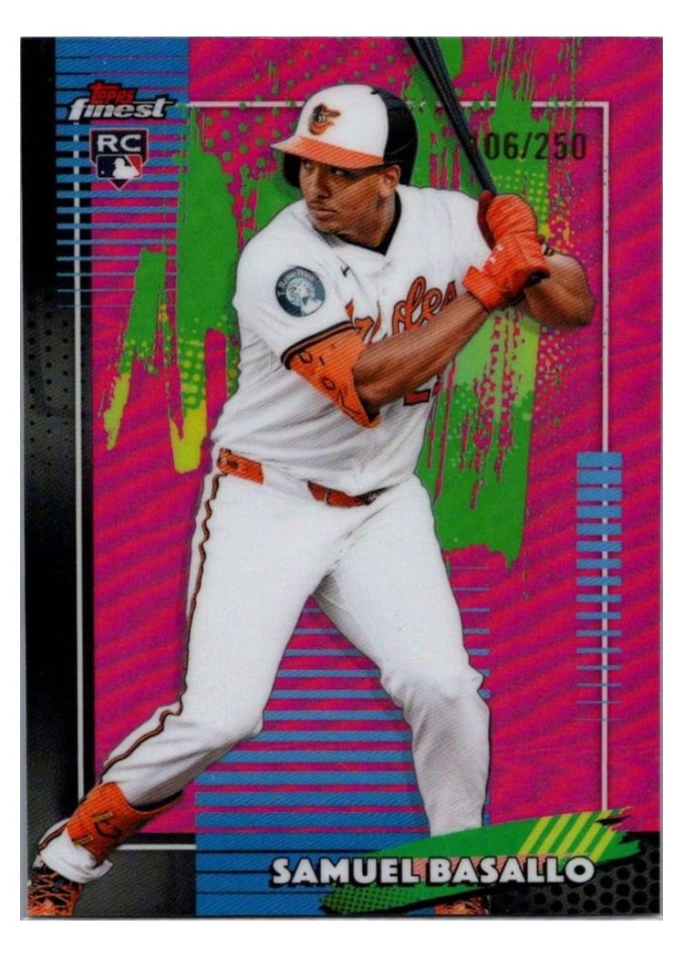 2026 Topps Finest Samuel Basallo #16 card