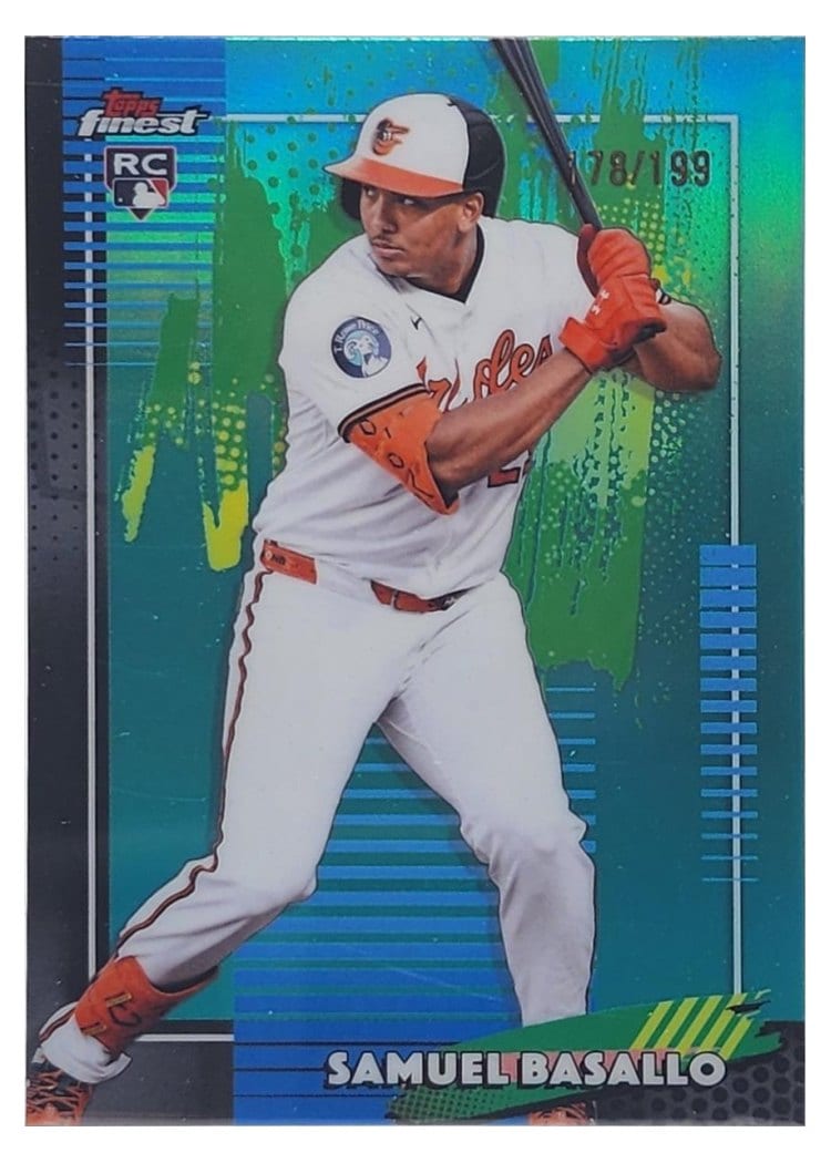 2026 Topps Finest Samuel Basallo #16 card