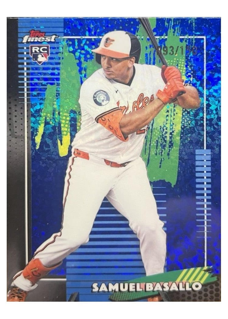 2026 Topps Finest Samuel Basallo #16 card