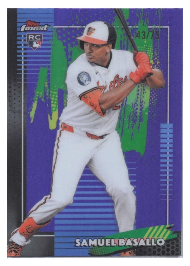 2026 Topps Finest Samuel Basallo #16 card
