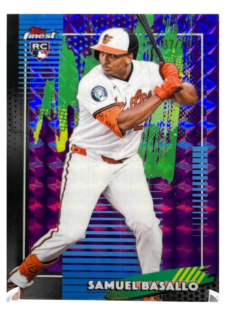 2026 Topps Finest Samuel Basallo #16 card