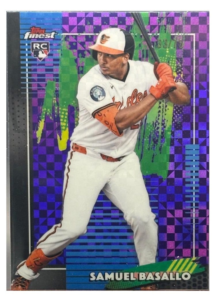 2026 Topps Finest Samuel Basallo #16 card