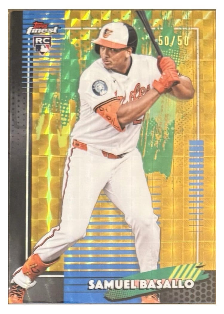 2026 Topps Finest Samuel Basallo #16 card