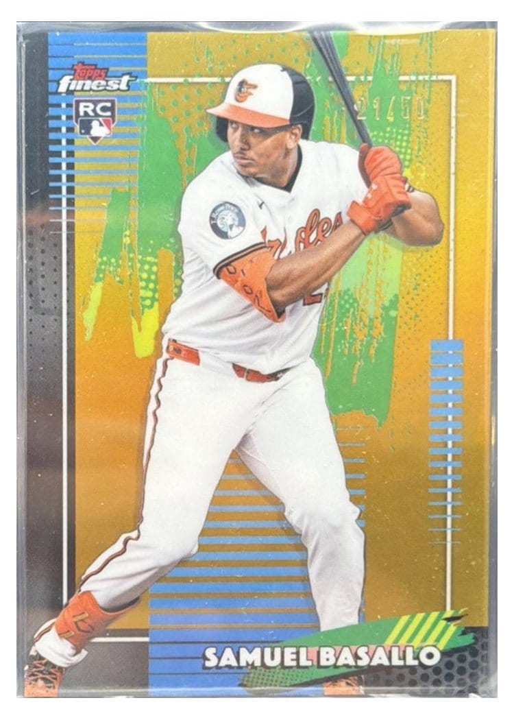2026 Topps Finest Samuel Basallo #16 card