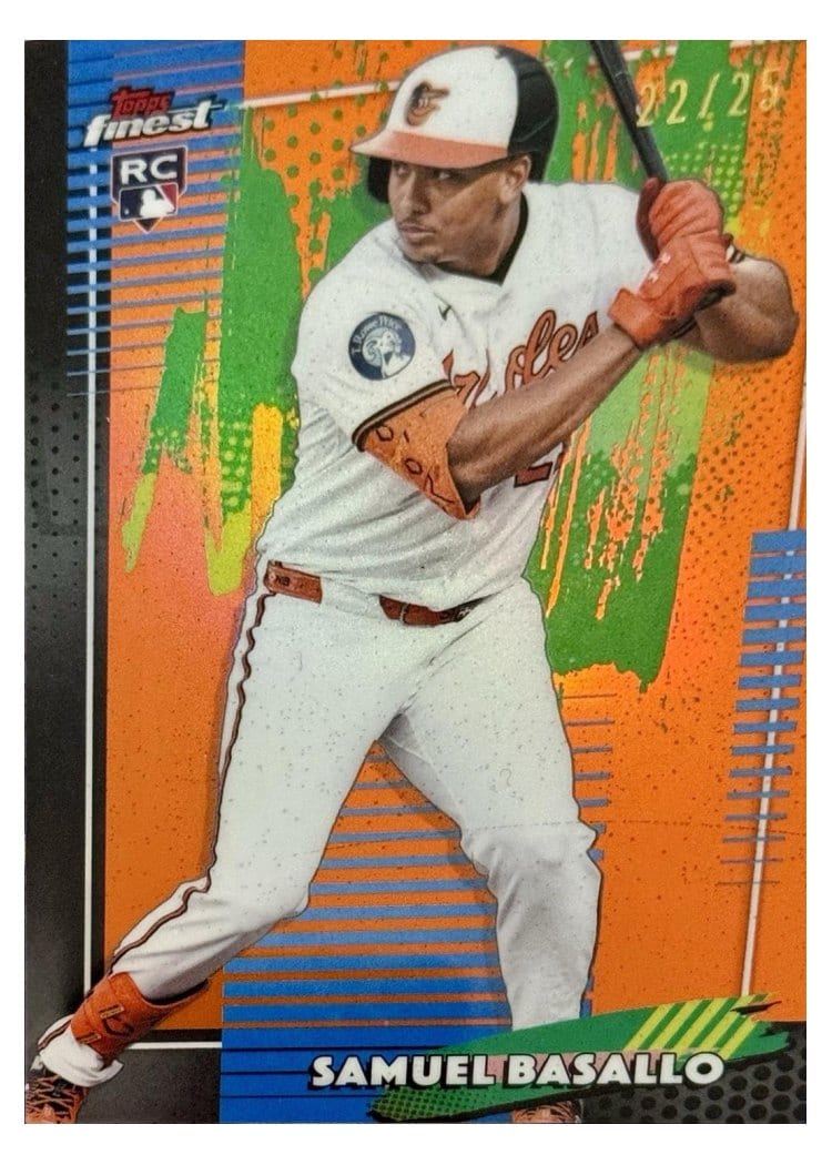 2026 Topps Finest Samuel Basallo #16 card