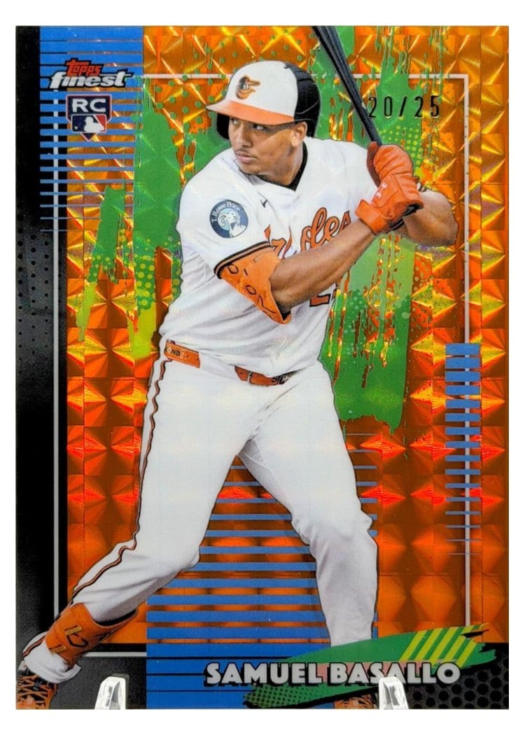 2026 Topps Finest Samuel Basallo #16 card