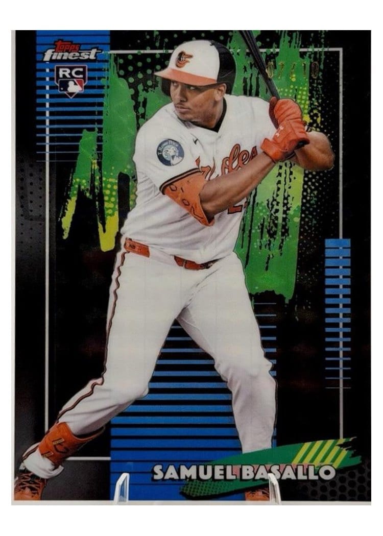 2026 Topps Finest Samuel Basallo #16 card